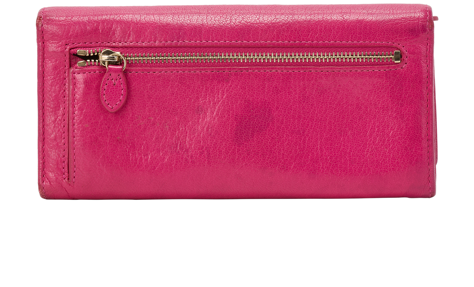 Mulberry Bow Continental Wallet, &pound;90, Accessories, Pink, Leather, Back view